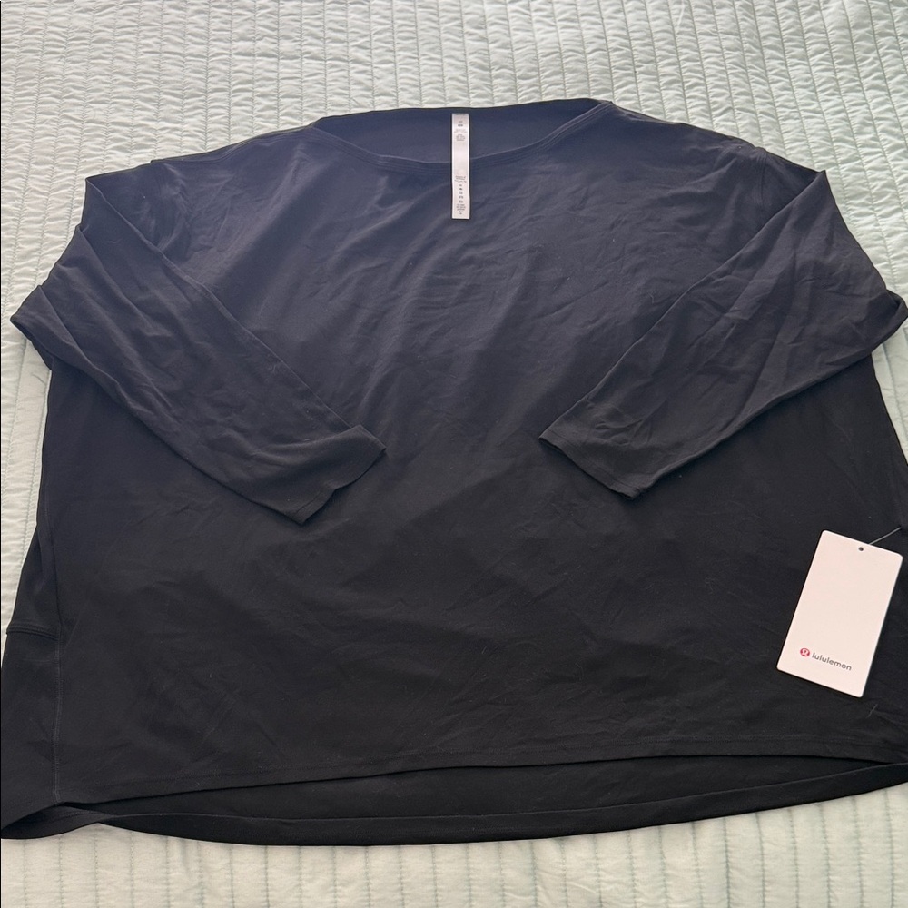 Lululemon Back in Action Long Sleeve Nulu NWT size 20